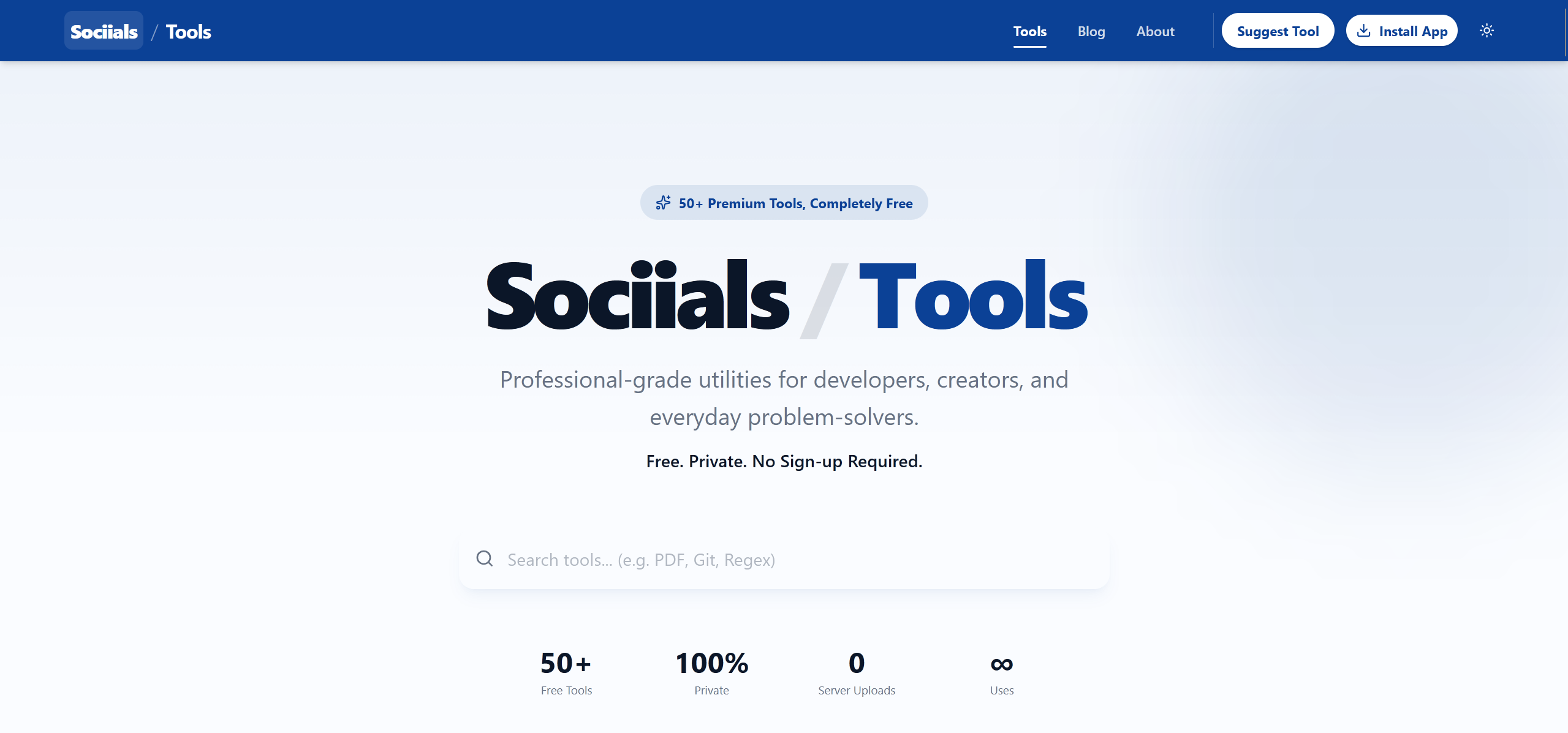 Sociials Tools